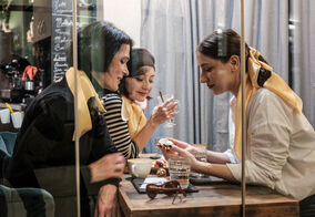 Šátek Mha přede mnou