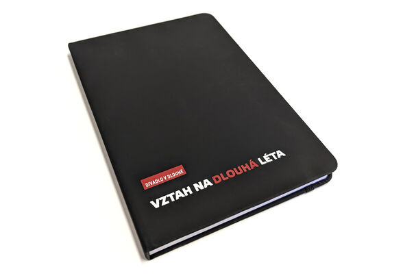 Zápisník "VZTAH NA DLOUHÁ LÉTA", A5, linkovaný