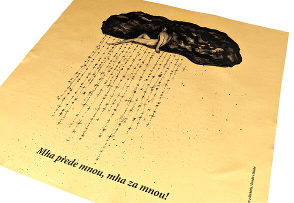 Šátek Mha přede mnou