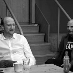 Dramaturg Štěpán Otčenášek, Jan Vondráček a Martin Matejka