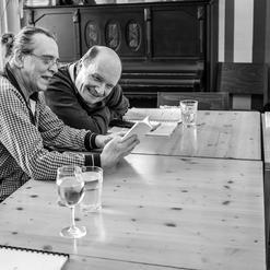 Režisér Jan Nebeský, dramaturg Štěpán Otčenášek, Lucie Trmíková